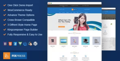 FixPress - Mobile, Cell Phone and Computer Repair WordPress Theme V1.0.7