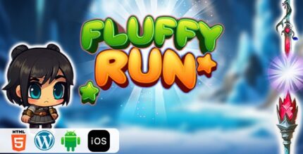 Fluffy Run - HTML5 Construct3 Game