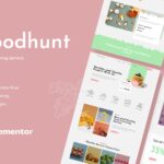 Foodhunt - Food Catering Service Elementor Template Kit