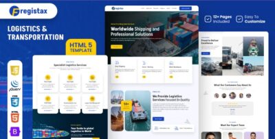 Fregistax - Cargo & Logistics HTML5 Template