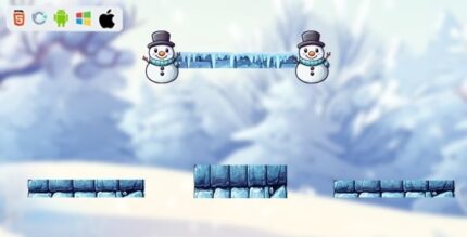 Frosty Escape - HTML5 Game (Construct 3) + Admob