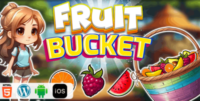 Fruit Bucket - HTML5 Construct3 Game