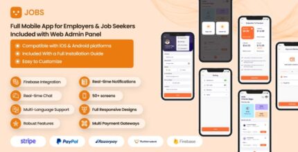 Full App Job Portal Remote Hiring Freelancer App Naukri Indeed Posting