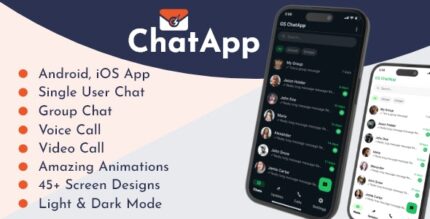 GS ChatApp - The Ultimate WhatsApp Like Chatting Template in React Native