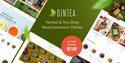 GinTea - Herbal & Tea Shop WooCommerce Theme