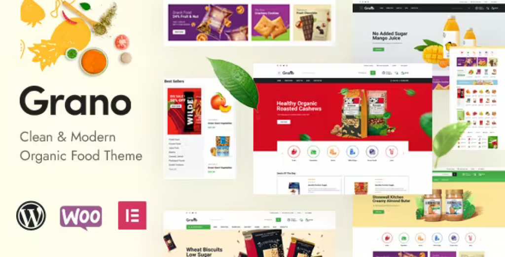 Grano - Organic & Food WordPress Theme Grano - Organic & Food WordPress Theme