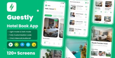 Guestly - Hotel Booking App React Native CLI Ui Kit