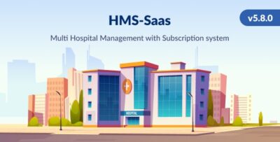 HMS Saas - Multi Hospital Management System - Appointment Booking - Smart Hospital - With Mobile App v5.8.0