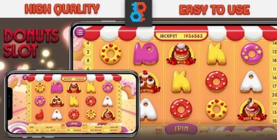 HTML Donuts Slot Game