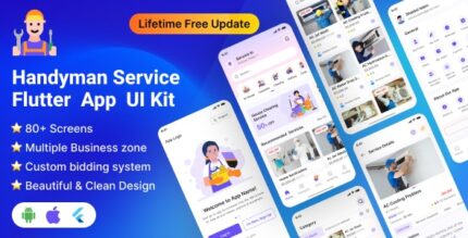 Handyman Service Flutter App UI Kit