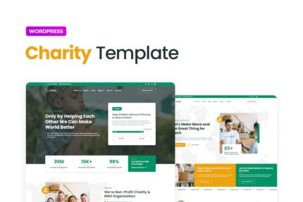 Harity – Fundraising Charity Elementor Template Kit