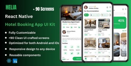 Helia - Hotel Booking React Native CLI App Ui Kit