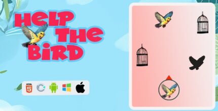 Help The Bird - HTML5 Game (Construct 3) + Admob