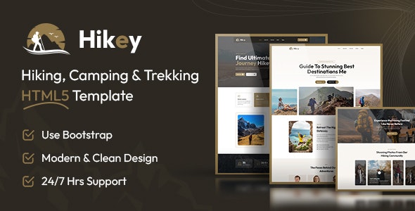 Hikey - Hiking Camping & Travel Trekking HTML5 Template Hikey - Hiking Camping & Travel Trekking HTML5 Template