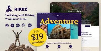 Hikez - Adventure Tours & Travels WordPress Theme