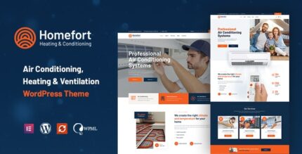 Homefort - Air Conditioning & Heating WordPress Theme + RTL v1.1.4