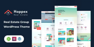 Hoppex - Real Estate Group WordPress Theme