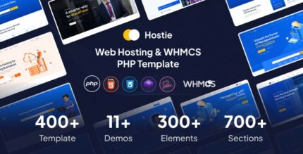 Hostie - Web Hosting & WHMCS PHP Template