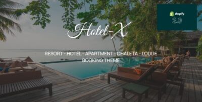 Hotel-X - Hotel Booking Shopify Theme