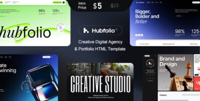 Hubfolio - Digital Agency & Portfolio Template