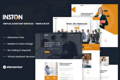 Inston - Virtual Assistant Services Elementor Template Kit