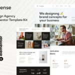 Intense - Creative Digital Agency Services Elementor Template Kit