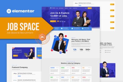 Job Space - Job Board & Recruitment Elementor Template Kit