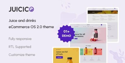 Juicico - The Juice & Drink Ecommerce Shopify Theme v1.0