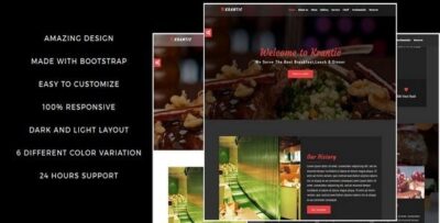 KRANTIC - Responsive Restaurant HTML5 Template