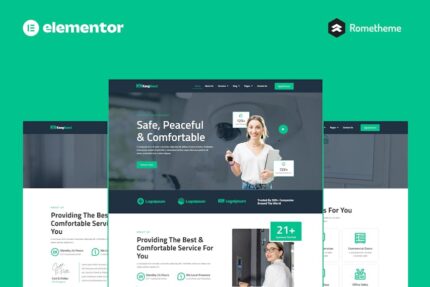 Kangkunci - Locksmith & Security System Elementor Pro Full Site Template Kit