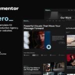 Kinerio - Video Production Agency Elementor Template Kit