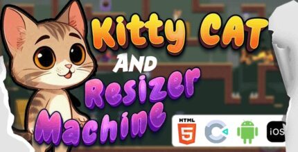 KittyCat and Resizer Machine - (HTML5Construct 3) PuZzLe GaMe