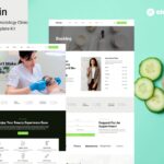 Klinskin - Skincare & Dermatology Clinic Elementor Template Kit