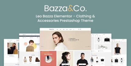 Leo Bazza Elementor - Clothing & Accessories Prestashop Theme