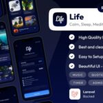 Life Sleep Sounds - Meditation Sounds - Relax Music App - iOS (Swift UILaravel)