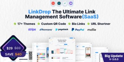 Linkdrop - SaaS Link Management Tool v3.6.0