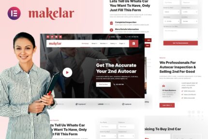 Makelar - Autocar Inspection Services Elementor Template Kit