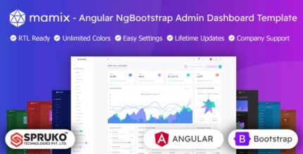 Mamix - Angular Ng Bootstrap Admin Dashboard Template