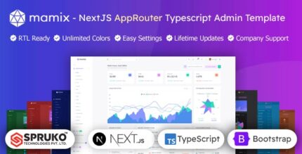 Mamix - NextJS AppRouter Typescript Admin Template