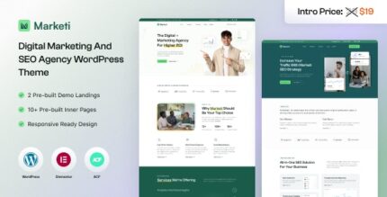 Marketi - SEO Digital Marketing Elementor WordPress Theme