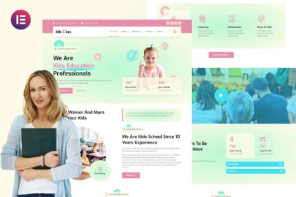 Mbolos - Kids School Profile & Promotion Elementor Template Kit