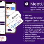 MeetUp - Android, iOS and Web Video Conference App for Meeting, Webinar, Classes v2.6.00