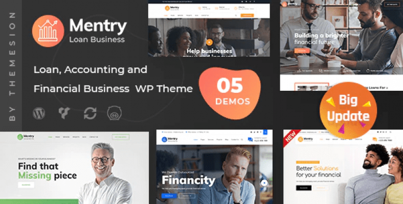 Mentry - Loan and Financial WordPress Theme V2.4v Mentry - Loan and Financial WordPress Theme V2.4v