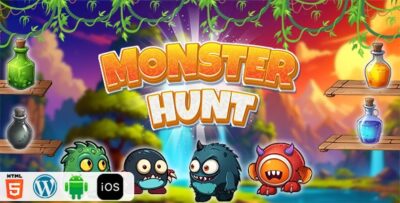 Monster Hunt - HTML5 Construct3 Game