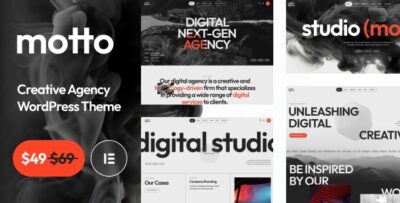 Motto - Creative Agency & Startup WordPress Theme v1.0.1