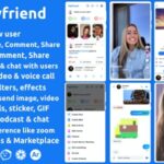 Myfriend - Friend Chat Post Tiktok Follow Radio Group ecommerce Zoom Live clone social network app v3.1