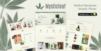 Mysticleaf - Medical Marijuana Shopify Store v1.0