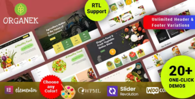 Organek - Agriculture Organic Food WordPress