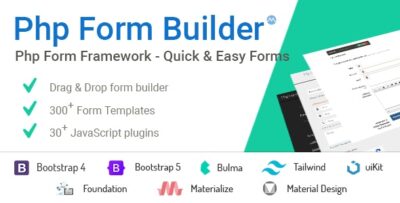 PHP Form Builder - Advanced HTML forms generator with Drag & Drop - NULLED v6.0.4