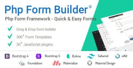 PHP Form Builder - Advanced HTML forms generator with Drag & Drop - NULLED v6.0.4